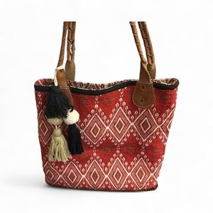Quagga Green Label carpet bag boho tote
